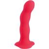 Fun Factory BOUNCER - Dildo dotato di sfere rotanti, Dildo grande XL per donna, Silicone, Rosso