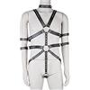OnundOn Harness - Body da uomo in pelle con fascia per pene regolabile