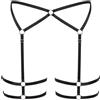 Cottelli Lingerie Cinture di Castità Harness Nero L/XL