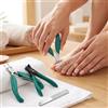 Generic Kit di attrezzi per unghie incarnite, set di 4 pezzi, tagliaunghie resistente, con ganascia curva, tronchesina dritta per pedicure per anziani