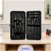 Generic Kit per manicure e pedicure, 7-18 pezzi, in acciaio inossidabile, strumenti per la cura delle unghie, per la cura delle mani, dei piedi e del viso, set portatile di bellezza per casa e viaggio (18