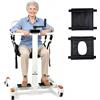 Generico Sollevatore Idraulico Manuale per Anziani e Disabili - Dispositivo per Trasferimento Casa/Auto/Scale con Sicurezza Toalette, Regolazione Altezza,portante 150kg Sedia a Rotelle Universale