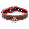 Hanyi Dame Punk cuoio SM collare con anello regolabile BDSM collana Sklave Sex Giocattolo