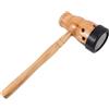 BESPORTBLE Scatola per Moxibustione a Zucca Portatile in Legno Khaki | Rete Isolante Termica, Fori di Dissipazione del Calore, Design Ergonomico, Stile Creativo Portatile