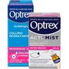 Optrex ActiMist Spray Per Occhi Secchi Lubrificante e Idratante 10ml + Actidrops Collirio Reidratante e Lubrificante 10ml - Set da 2