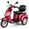 VELECO ZT15 VELECO Elektromobil, Veicolo Elettrico per Anziani, Disabili, Senior, Triciclo, 12 km/h ROSSO