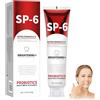 AIPWEYT Store Dentifricio probiotico SP-6, dentifricio sbiancante radiante, 140 g, dentifricio per sbiancamento dei denti con formula 6 probiotici e niacinamidi, per denti sensibili