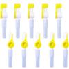 WIYETY 10 valvole catetere di drenaggio delle urine: drenaggio delle urine, interruttore semplice, valvola a leva, controllo manuale, tubo in silicone, alternativa efficace alla valvola del sacchetto