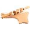 Tuuli Set in legno, rullo per cubetti da 40 cm, paddle Gua Sha da 33 cm | 2 Utensili in legno, rullo per dadi e pagaia Gua Sha per rulli e scorrevoli, manuali, senza elettricità