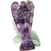 Jet International Purple Flourite 2 Angel Gemstone Divine Spiritual 40 Page Crystal Therapy Booklet Gift Arcangelo Suruel Raphael Raguel Michael Gabriel Remiel Uriel