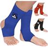 AQF Cavigliera Sportiva per Distorsione per MMA Muay Thai Protezione per Piedi Tutore Caviglia Kickboxing Elasticizzata Compressione Manica
