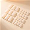 Thapncow Thapncow 20 Pezzi Cappucci in Silicone per Dita dei Piedi, Facili da usare, Design Speciale, per Vesciche, Unghie incarnite, Calli e Perdita di unghie del piede (Bianco)