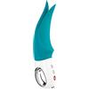 Fun Factory VOLTA - Vibratore esterno per lei con punte flessibili, Stimolatore per clitoride, Silicone, Turchese