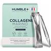 HUMBLE+ Collagene Marino Orodispersibile - Peptidi Tipo 1-30 Stick | Tripeptidi di pesce idrolizzati, senza acqua - Formato tascabile, un mese - Marchio Francese