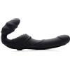 Strap U Vibratore Strap-on senza Spalline Slim Rider - Nero - 320 g