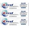 Crest Gum Detoxify Dentifricio, Deep Clean, Dimensione del Viaggio, 24 grammi (26 ml) - Pacchetto di 3