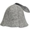 SAUNA GURU Cappelli da sauna grigi in feltro - proteggono la testa dal calore - manuale inglese per sauna e-book incluso