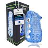 Fleshlight Fleshskins Grip Blue Ice - Masturbatore realistico SuperSkin per uomini, design aperto, presa salda, ideale per i viaggi