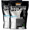 next nutrition Next Proteine in Polvere Isolate Whey - 2kg Vaniglia - Integratori Palestra per il Recupero e l'Aumento di Massa Muscolare - 100% Proteine Isolate - Proteine Whey Isolate Prodotte in Italia