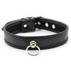 Hanyi Dame Punk cuoio SM collare con anello regolabile BDSM collana Sklave Sex Giocattolo