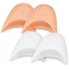 Pyralidsg 2 Pezzi Proteggi Dita Piedi da Ballerina, Antifrizione Salvapunte in Silicone Gel, Protezione Dita Piedi con Foro Traspirante, per Scarpe da Ballo, Tacchi Alti, Stival