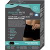 Masmi Boxer da uomo per incontinenza biologica, lavabile, fino a 100 pezzi, reversibili, nero, Masmi Reuse (M)