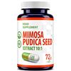 Hepatica Semi di Mimosa Pudica 5.000 mg Equivalente | Estratto Concentrato 10:1 da 500 mg | 120 Capsule Vegane | Scorta 4 Mesi | GMP & laboratorio indipendente