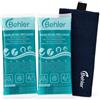 Behler Instruments Behler Set da 2 Borse Gel Caldo Freddo Riutilizzabili con 1 Custodia, Impacchi Flessibili per Freezer e Microonde, Borse Ghiaccio per Ginocchio, Schiena, Spalla, Collo e Caviglia