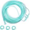 foqitoxi 3 pezzi, ogni tubo di ossigeno extra lungo da 5 m con design di sicurezza a 6 canali, cannula di ossigeno nasale ad alto flusso