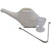 ANCIENTIMPEX Ancient Impex Il kit di pulizia personale include vasetto Neti in plastica da viaggio e pulisci lingua in acciaio con tazza lavaocchi+5 bustine di sale Neti