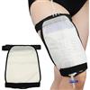 GoToHere Borsa da gamba in rete con tasca per sacchetti di raccolta urina, nefrostomia, foley dispositivo di stabilizzazione del catetere urinario, contenitore di drenaggio soprapubico, forniture per