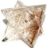 Jet International Prajet Crystal Merkaba Orgonite in Cristallo Naturale Crystal Orgone Merkaba Artigianale Decorazione in Pietra Naturale per Casa