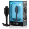 B-Vibe Snug Plug 1 Spina anale Nero Taglia unica