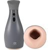 OTOUCH Ninja2 Masturbatore - Masturbatore Automatico per Uomini con 7 Modalità di Vibrazione - Giocattoli per Adulti in Silicone per Regalo Uomo - Stimolatore Uomo Pene - Grigio
