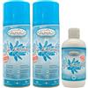 FEI FAN SET HYGIENFRESH FIOR DI COTONE: 2x Deodorante Salva Tessuti Spray 400ml + Profuma Bucato Ad Elevata Concentrazione. Dona Un Soffice Velo Di Morbidezza 250ml