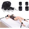 Roluck - Set di cinture e aste, per letto SM, con cinghie, per bondage sessuale