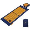 Fitem Tappetino Agopressione XL, Tappeto Massaggiante Corpo | Kit Agopressione, Supporto Per Schiena E Collo, Ideale Per Yoga, Pilates E Recupero, Favorisce Riposo A Casa, Cuscino E Sfera