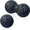 Qtuie Palline Massaggio Set di Palline Massaggio Piedi Palla Massaggio di Rilassamento Muscolare Sfere Massaggianti Muscolari Pallina per Massaggio Plantare Circolazione Punti Trigger (2Pcs)