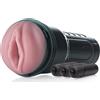 Fleshlight Vibro Pink Lady Touch - Masturbatore SuperSkin con 3 proiettili vibranti, sex toy estremamente realistico