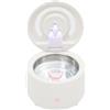 Zalydala Pulitore per protesi a ultrasuoni con luce UV - pulizia profonda a 360° di protesi, parentesi graffe e gioielli, adatto per manicotti, protesi, dispositivi ortodontici, retainer, sbiancamento
