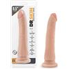 Blush Novelties Blush 21,6 cm Dr. Skin Dildo curvo realistico, anale sottile, vaginale e pegging da gioco, ventosa, compatibile con strap-on, stimolazione punto G, pene liscio venoso, giocattolo sessuale per