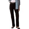 Calvin Klein - High Rise Straight Midnight Blac Lv047f708g, Jeans Donna