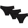 United Colors of Benetton Set 3 Slip 3ovl1s02z Intimo Donna (Pacco da 3)