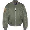 Schott NYC Macampsukars-us Vert-XS Giacca, Verde, Taglia Unica Uomo