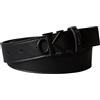 Calvin Klein Cavin Klein Jeans Cintura in Ecopelle Nera con Logo