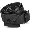 Alpha Industries All Black Belt Cintura unisex