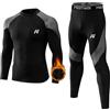 MEETWEE Thermal Underwear Set Biancheria Intima Termica da Uomo