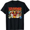 Marvel X-Men Retro Wolverine 90s Maglietta