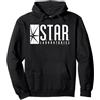 DC Comics Flash Star Labs Logo White Felpa con Cappuccio