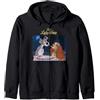 Disney Lady And The Tramp Classic Title Portrait Felpa con Cappuccio